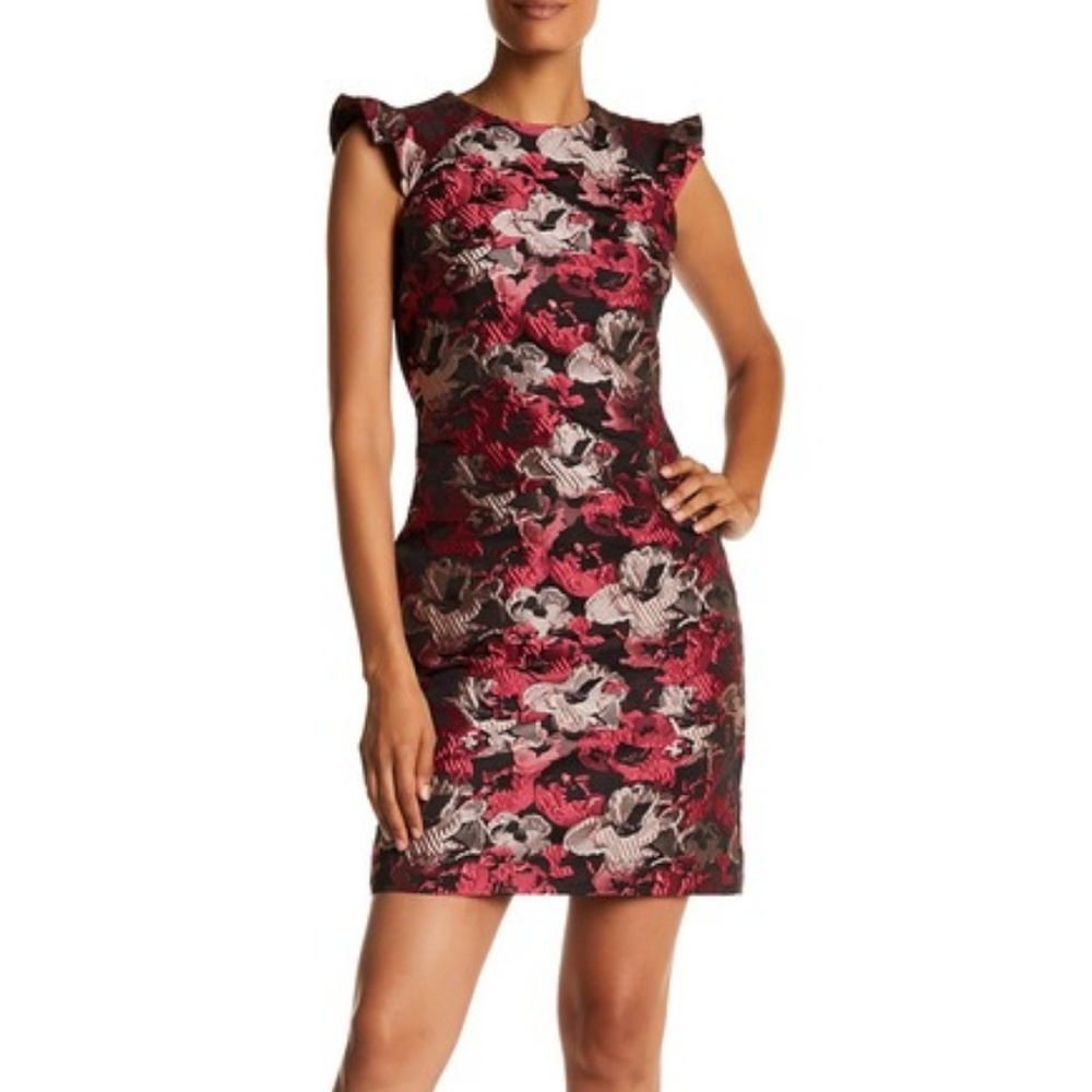 NEW Donna Ricco Ruffle Dress Size 14